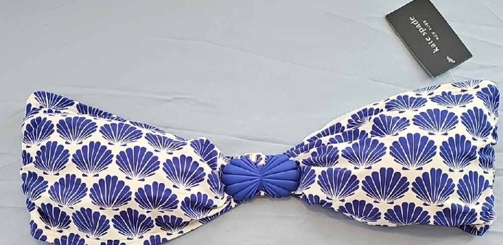 Kate Spade Blue and White Scallop‎ Headband